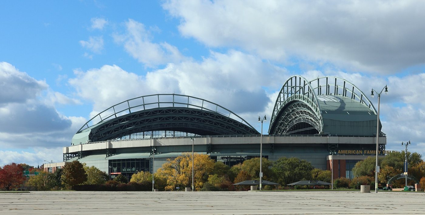 American Family Field in Milwaukee, home of the Brewers, the one moneyline on tonight's board the Ledger Model prices well below the market